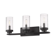 Golden Canada 2380-BA3 BLK-SD - Golden Lighting Holden 3-light Vanity in Matte Black